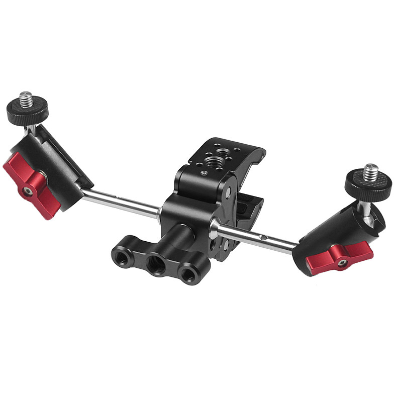 FEICHAO Universal Photographic Light Adapter Bracket Accessaries with Magic Arm Crab Claw Clamp for Camera Photography Live Streaming