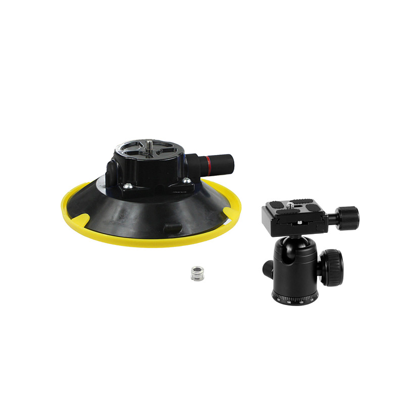 BGNING Universal Panoramic PTZ Stabilizer  Bracket Powerful Hand Pump 1/4 Screw  80KG Suction For Car Camera