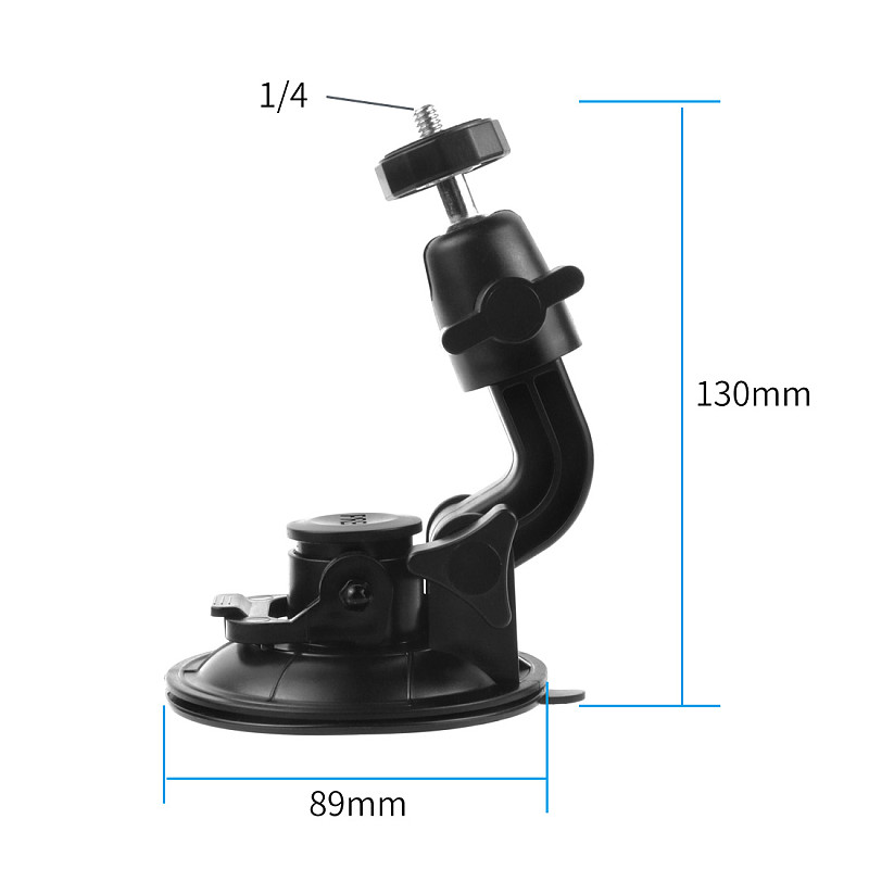 FEICHAO Car Suction Cup Window Glass Sucker Holder Mount For Gopro 10 9 8 insta360 Eken for Osmo Sjcam Xiaoyi Action Camera Accessories