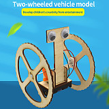 Wheel Car Wooden Kit Elementary School Handmade Toys Diy Assembled Toy Material Package for Toy DIY Kids Adult Gift