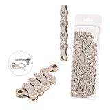 QWINOUT 6/7/8/9/10/11 Speed Bike Chain for MTB Bicycle Chain 116/114 Links Mountain Road Bike Cycling Parts