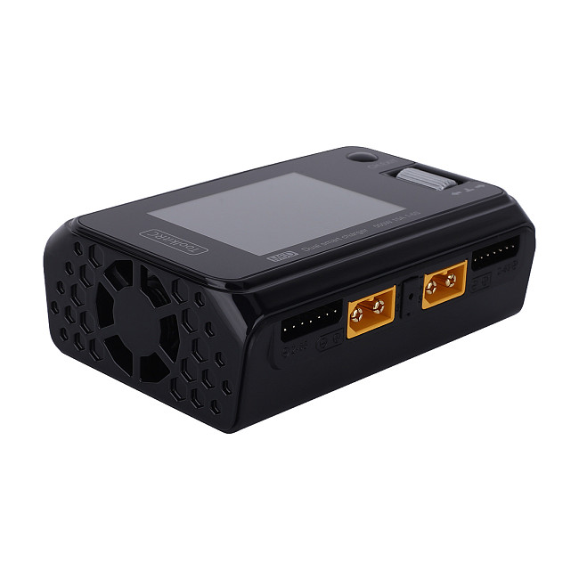 ToolkitRC M6D 500W 15A DC Dual Channel MINI Smart Charger Discharger For 1-6S Lipo Battery FPV Model Spare Part Replace M8