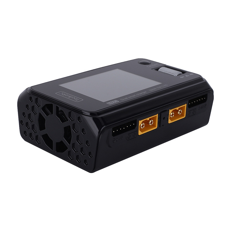 ToolkitRC M6D 500W 15A DC Dual Channel MINI Smart Charger Discharger For 1-6S Lipo Battery FPV Model Spare Part Replace M8