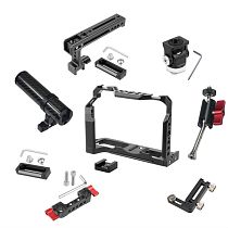 FEICHAO XT4 Camera Cage Aluminum Protective Full Cage for Fujifilm Fuji XT4 Cold Shoe Mount Rig Stabilizer Frame Handgrip Tripod