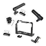 FEICHAO XT4 Camera Cage Aluminum Protective Full Cage for Fujifilm Fuji XT4 Cold Shoe Mount Rig Stabilizer Frame Handgrip Tripod