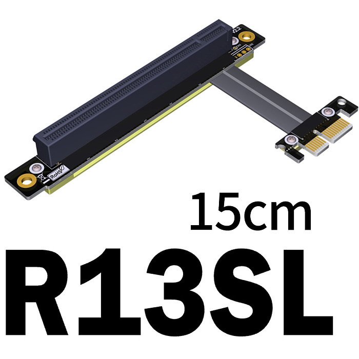 Riser PCI-E 3.0 16x to x1 PCIe x16 x1 PCI Express Graphics Card Extension Cable PCI-E X16 to X1 Signal Transfer Extension Cord
