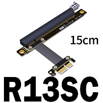 Riser PCI-E 3.0 16x to x1 PCIe x16 x1 PCI Express Graphics Card Extension Cable PCI-E X16 to X1 Signal Transfer Extension Cord