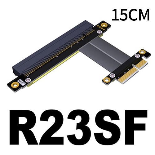 XT-XINTE PCI-E x4 x16 Extension Riser 16x 4x PCIe3.0 GTX1080Ti Graphics SSD RAID Card Extender Conversion Cable Angled 1U PCI-Express