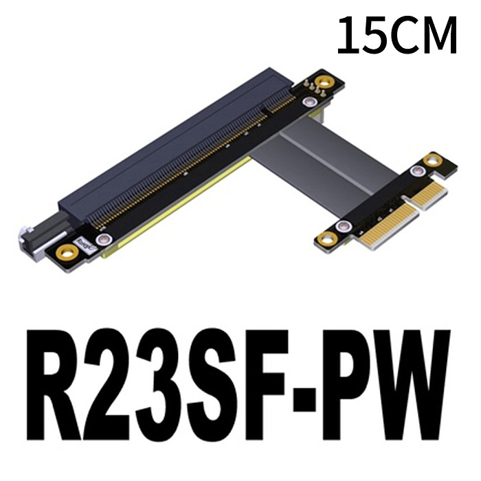 XT-XINTE PCI-E x4 x16 Extension Riser 16x 4x PCIe3.0 GTX1080Ti Graphics SSD RAID Card Extender Conversion Cable Angled 1U PCI-Express