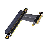 XT-XINTE PCI-E x4 x16 Extension Riser 16x 4x PCIe3.0 GTX1080Ti Graphics SSD RAID Card Extender Conversion Cable Angled 1U PCI-Express