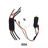 FEICHAO 40A 60A 80A 100A Water Cooled Bidirectional Adjustable ESC for RC CAR Remote Control Ship Underwater Propeller kit