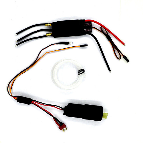 FEICHAO 40A 60A 80A 100A Water Cooled Bidirectional Adjustable ESC for RC CAR Remote Control Ship Underwater Propeller kit