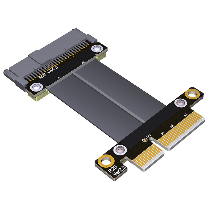 XT-XINTE U2 U.2 for NVMe SSD to PCI-E 3.0 x4 SFF-8639 for NVMe PCIe Extension Data Cable High Speed Transmission 8G/bps 15cm 25cm
