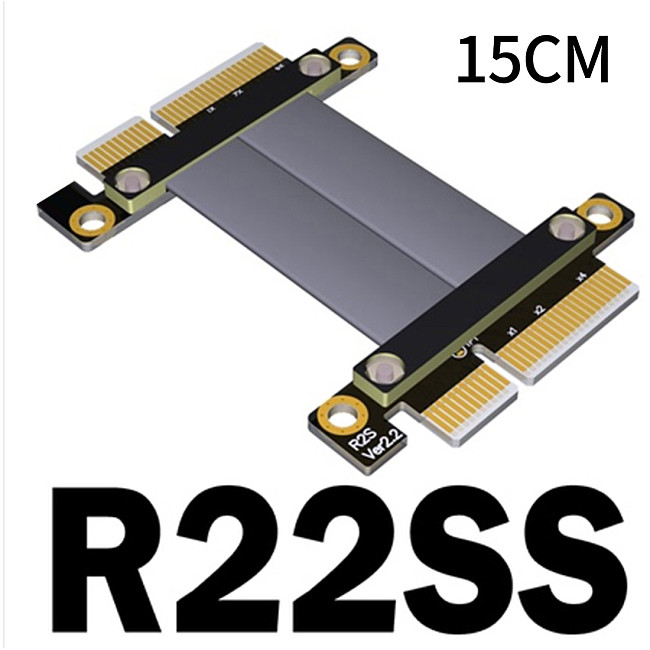 PCIE 3.0 Extension Cable x4 Male To Male Female to Female TX-RX Signal PCI Express 3.0 x4 Extender Conversion Cable Gen3 32G/bps
