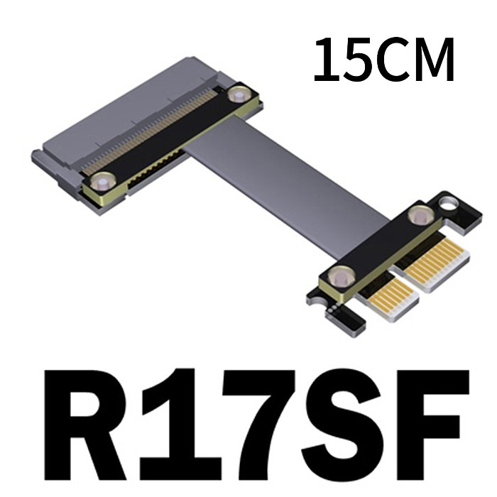 XT-XINTE U.2 interface U2 to PCI-E 3.0 x4 to X1 SFF-8639 for NVMe Pcie Extension Data Cable PCI-E X1 Signal Docking Cable with Power Cord