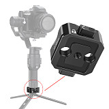 FEICHAO Quick Release Plate Tripod Camera Mount Adapter with 1/4'' Screw Compatible with GoPro/Canon/Sony/Zhiyun/Feiyu/Nikon Cameras (Quick Setup Kit)