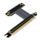 XT-XINTE PCIe 3.0 x4 Riser Extender for Network Card Industrial SSD Pci-e 3.0 x4 to x16 to 90/180/270degree Extension Cable Gen3 32G/bps