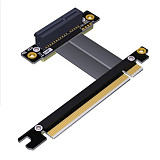 XT-XINTE PCIe 3.0 x4 Riser Extender for Network Card Industrial SSD Pci-e 3.0 x4 to x16 to 90/180/270degree Extension Cable Gen3 32G/bps