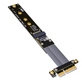 XT-XINTE for M.2 NVMe SSD Extension Cable Solid State Drive Riser Card Support M2 to PCI Express 3.0 X4 PCIE Full Speed 32G/bps