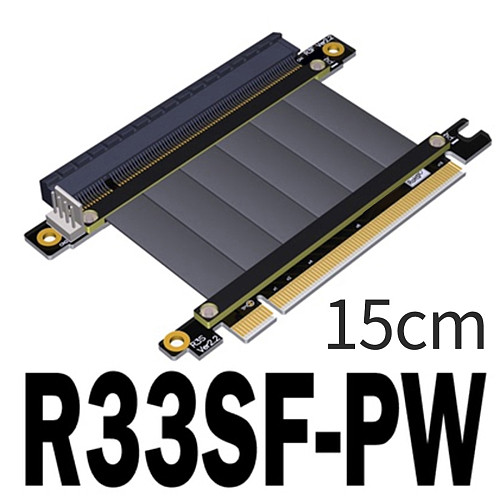 XT-XINTE PCI-E 3.0x16 Riser Extension Cable Graphics Card PCI Express 16x Extender 128G/bps with SATA Power Cord