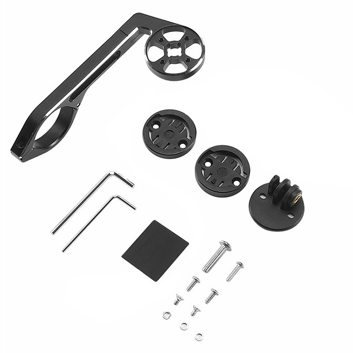 QWINOUT Bicycle Computer Camera Mount Holder Out front Bike Mount from Bike Mount Accessories for Garmin Bryton GoPro