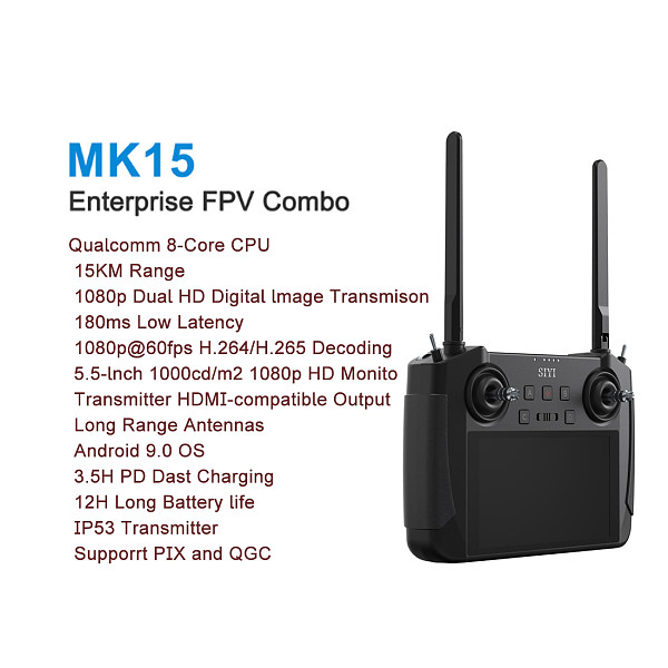 SIYIMK15 Mini HD Portable Radio System Remote Control Transmitter 5.5
