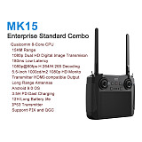 SIYI-MK15 Mini HD Portable Radio System Remote Control Transmitter 5.5 Inch Monitor 1080p 60fps 180ms FPV 15KM FCC Certified
