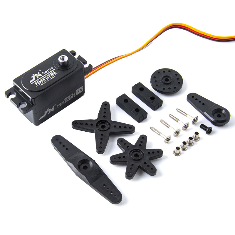 JX  PDI-HV5215MG 15kg High Torque Metal Gear Digital Coreless Servo For Remote Control Car