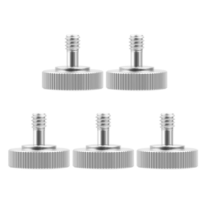 5pcs BGNing 1/4-Inch Male to Female Screw Adapter Tripod Mount Hot Shoe L-Type Flash Mount for SLR Cameras