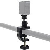 BGNING Desktop C-style Camera Screw Clamp + 360 Rotatable Mini Ball Head 1/4 Universal Aluminum Alloy for GoPro Action Camera DSLR Smartphone  