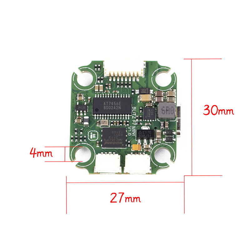 20X20mm IFlight BLITZ Mini F7 Stack MPU6000 F722 Flight Controller E55S BLHELIS / E55 BLHELI32 55A 4in1 ESC 2-6S for FPV Drone