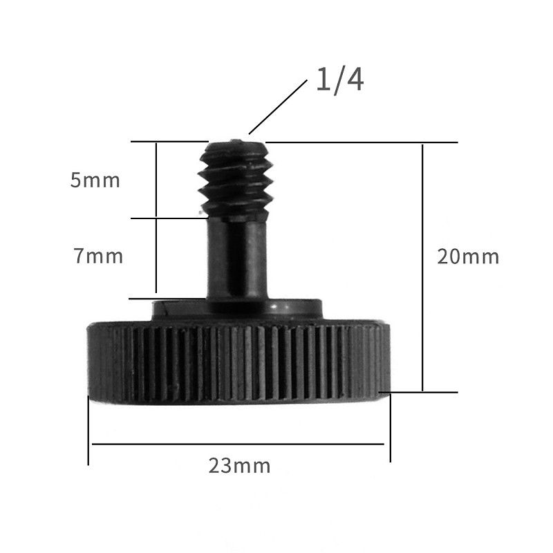 5pcs BGNing 1/4-Inch Male to Female Screw Adapter Tripod Mount Hot Shoe L-Type Flash Mount for SLR Cameras