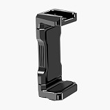 FEICHAO Cold Shoe Phone Clip with 1/4 3/8 Thread Arri Hole Phone Holder For Microphone Fill Light For 57-84mm Smartphone Vlogging Clamp