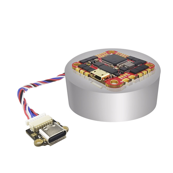 HAKRC F7226 AIO Flight Controller Built-in 40A ESC STM32F722RET6 MPU6000 AT7456E OSD Barometer 5V/3A BEC Dual USB FPV Drone