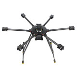 QWinOut T850 850mm 6-Axle Carbon Fiber DIY Drone Frame Kit + 4108 380KV Brushless Motor+ 40A ESC + 1555 Propeller