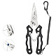 Fishing Plier Multifunction pliers camouflage Scissor Stainless Steel Lure Fishing Tool Cutter Hook Remover Fishing Tackle