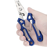 Fishing Plier Multifunction pliers camouflage Scissor Stainless Steel Lure Fishing Tool Cutter Hook Remover Fishing Tackle