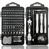 Computer Repair Kit 122 in 1 Magnetic Laptop Screwdriver Kit Precision Screwdriver Set Small Impact Screw Driver Set with Case