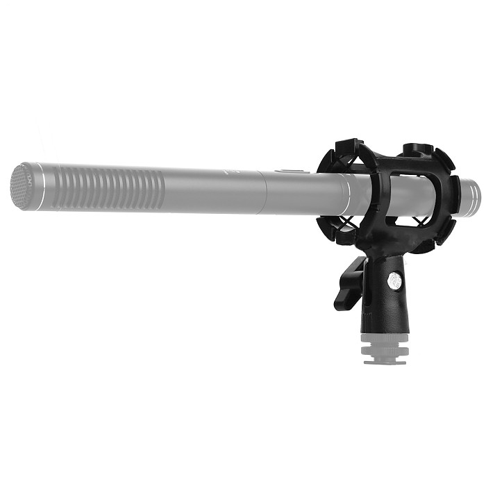 Microphone Shock Mount Condenser Microphone Shock Mount Clip Mic Holder Stand with 5/8  Thread for Camera Shoes and Boompoles