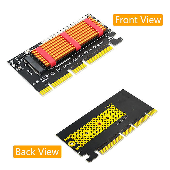 XT-XINTE M.2 nvme SSD to PCI-E 4X/8X/16X adapter Hard Drive aluminum M2 Screw M.2 SSD Heatsink