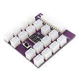 XT-XINTE Upgrade Version ATX Power Supply Breakout Board With 17 PCS ATX 6Pin power connector for ETH/BTC Mining