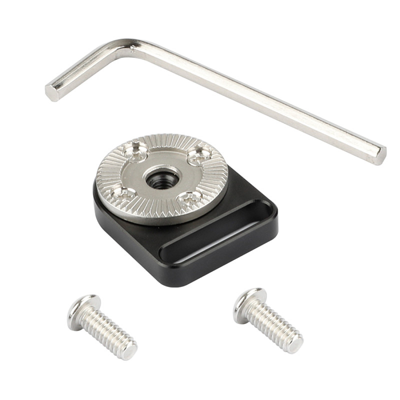 BGNing Standard M6 Female ARRI Rosette Bolt-On Mount For DSLR Camera Cage Wooden handle/Articulating Arms /EVF Mount Attachment