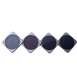 BGNing Aluminum Alloy Action Camera Lens ND Filter Protector ND4 ND8 ND16 ND32 Filters Set for DJI Action 2 Accessories