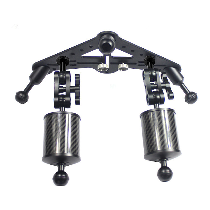 BGNing Triangular Gimbal Tray Rig Bracket Mount with 1/4inch Screw for Underwater Photography DSLR Camera Tripod Support Stand