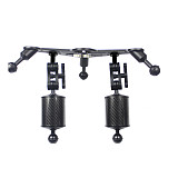 BGNing Triangular Gimbal Tray Rig Bracket Mount with 1/4inch Screw for Underwater Photography DSLR Camera Tripod Support Stand