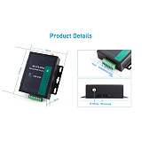 USR-G786 Industrial Serial Cellular LTE 4G Modem RS232/RS485 Interfaces Electrical Isolation Protection with Modbus RTU to TCP