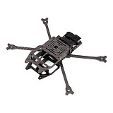 BETAFPV X-Knight 360 Carbon Fiber Frame Kit 250mm Wheelbase Support Insta ONE R and GoPro MAX for FPV RC Racing Drone