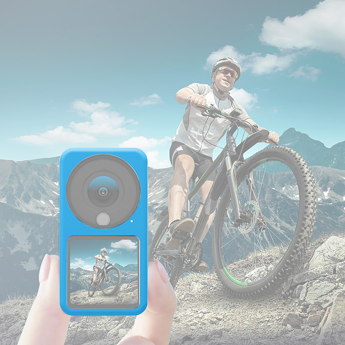 BGNING Silicone Protective Case for DJI Osmo Action 2 Sports Camera Accessories  ACTION2 Anti-Dust