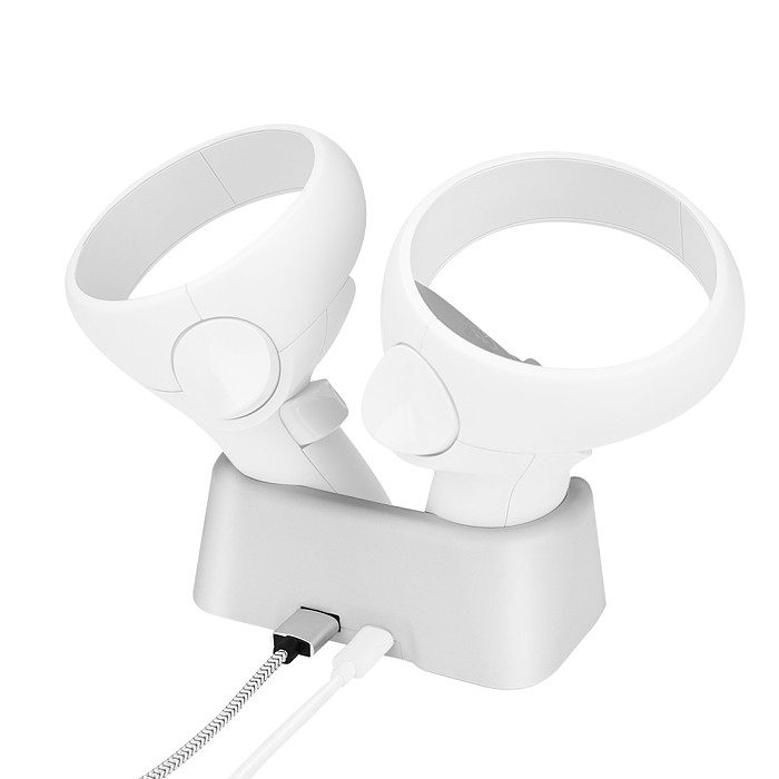 Hibloks Magnetic Charging Base For Oculus Quest 2 VR Glasses Handle Free Disassembly  Accessories