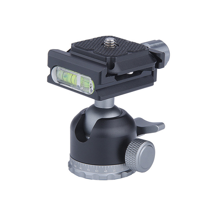 360 Degree Panoramic Camera Tripod Ark Type Ball Head Quick Release Ball Head Mount with 1/4 Screw Monitor Video Recorder Bracket